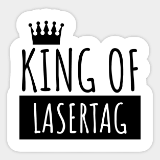 King of lasertag Sticker